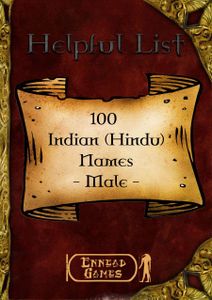 100 Indian (Hindu) Names - Male