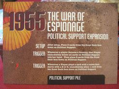 1955: The War of Espionage – Political Support Expansion