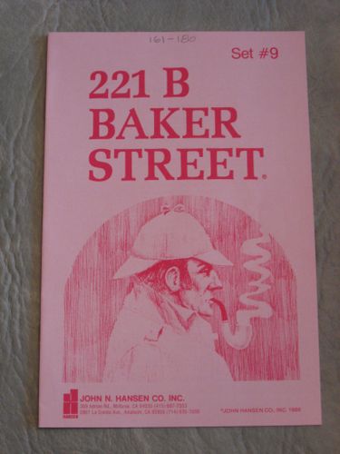 221B Baker Street: The Master Detective Game – Set #9