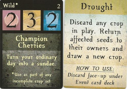 3 Seeds: Reap Where You Sow – Wild / Drought Promo Cards