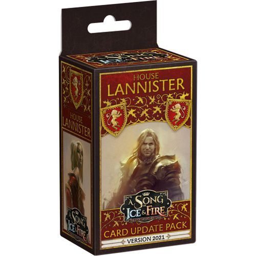 A Song of Ice & Fire: Tabletop Miniatures Game – Lannister 2021 Card Update Pack