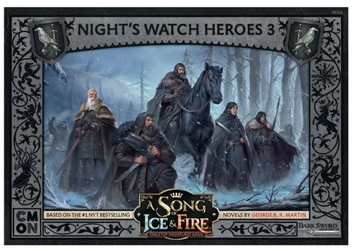 A Song of Ice & Fire: Tabletop Miniatures Game – Night's Watch Heroes 3