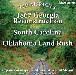 Age of Steam Expansion: 1867 Georgia Reconstruction, South Carolina & Oklahoma Land Rush