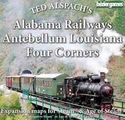 Age of Steam Expansion: Alabama Railways, Antebellum Louisiana & Four Corners