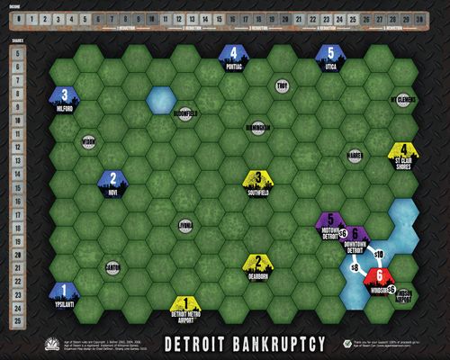 Age of Steam Expansion: Detroit Bankruptcy