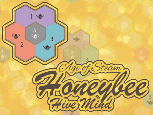 Age of Steam Expansion: Honeybee Hive Mind
