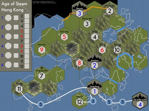 Age of Steam Expansion: Hong Kong