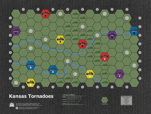 Age of Steam Expansion: Kansas Tornadoes