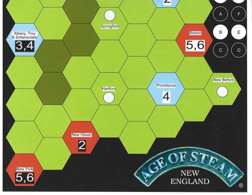 Age of Steam Expansion: New England