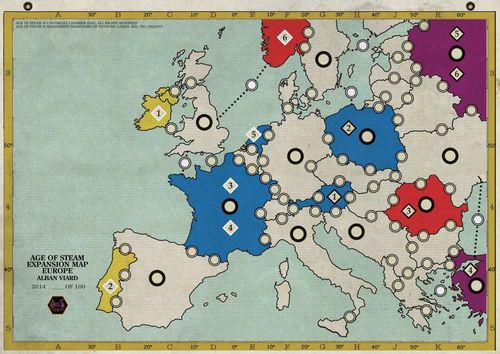 Age of Steam Expansion: Old Europe / 51st State