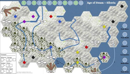 Age of Steam Expansion: Siberia