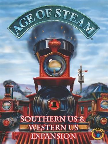 Age of Steam Expansion: Southern US / Western US