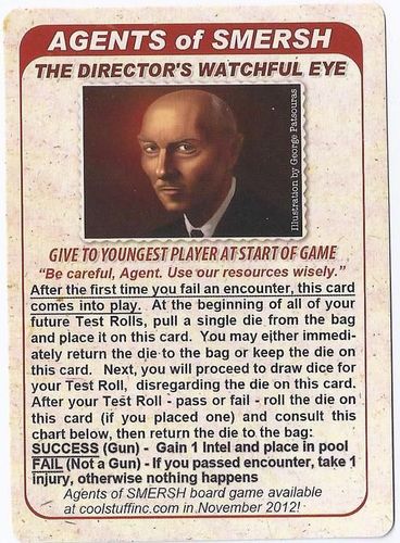 Agents of SMERSH: The Director's Watchful Eye Promo Card