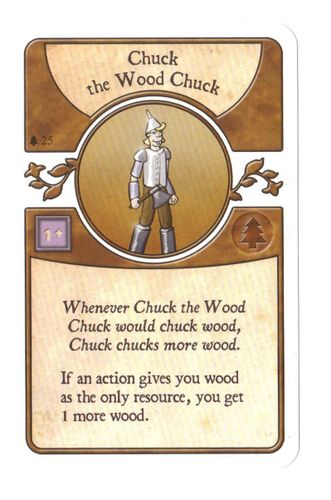 Agricola: The Legen*dairy Forest Deck – Chuck the Wood Chuck