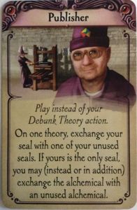 Alchemists: Publisher promo card