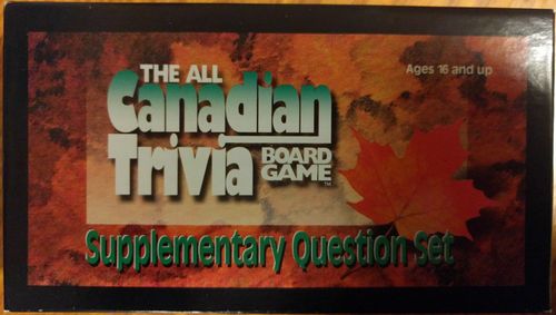 All Canadian Trivia Board Game: Supplementary Question Set