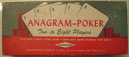 Anagram Poker