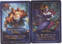 Aquatica: Sea Diva & Shell-Armored Raiders Promo Cards