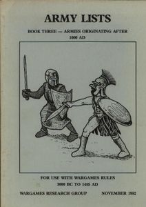 Army Lists Book Three: Armies originating after 1000 AD
