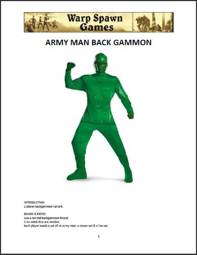 Army Man Backgammon