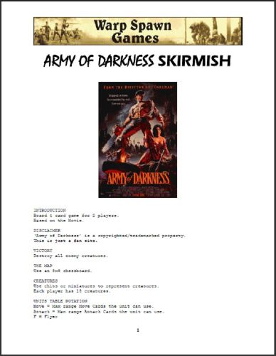 Army of Darkness Skirmish
