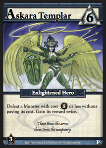 Ascension: Delirium – Askara Templar Promo Card