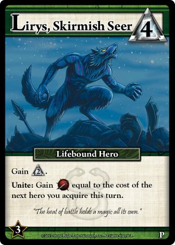 Ascension: Gift of the Elements – Lirys, Skirmish Seer Promo Card