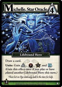 Ascension: Michelle, Star Oracle Promo Card