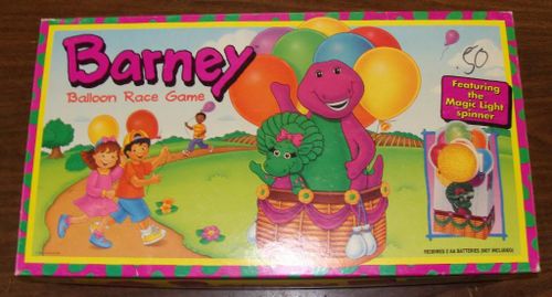 Barney Balloon Race Game