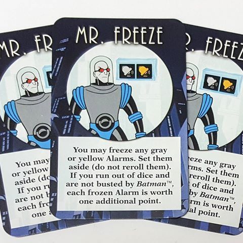 Batman: The Animated Series Dice Game – Mr. Freeze Promo Card