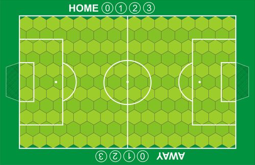 Battle for the Ball: the soccer football tactics boardgame