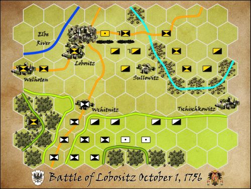 Battle of Lobositz, October 1, 1756
