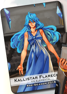 BattleCON: Kallistar Flarechild – Ice Elemental Costume