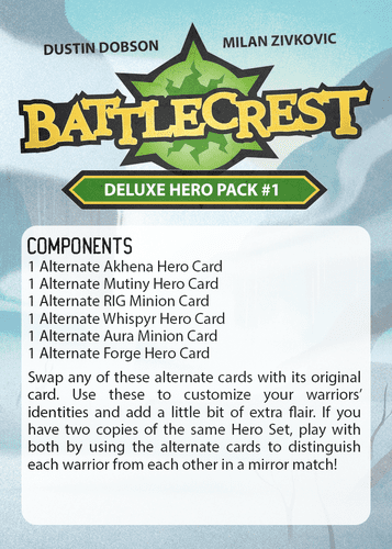 Battlecrest: Deluxe Hero Pack #1