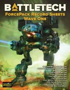 Battletech: Force Packs Record Sheets – Wave One