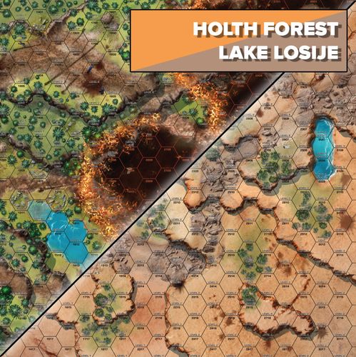 BattleTech: Holth Forest/Lake Losiije Battlemat