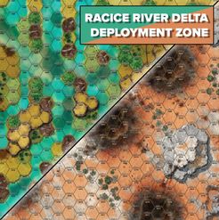 BattleTech: Racice River Delta/Deployment Zone Battlemat