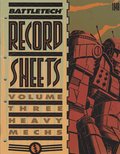 BattleTech Record Sheets Volume Three: Heavy 'Mechs
