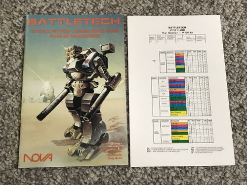 BattleTech Science Fiction Combat Book Game: WHM-6R Warhammer