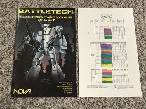 BattleTech Science Fiction Combat Book Game: WSP-1A Wasp