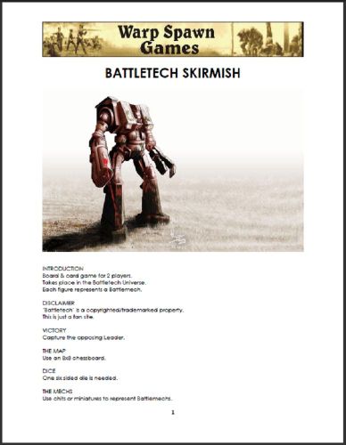 BattleTech Skirmish