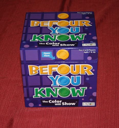 Befour You Know (The Color will Show)