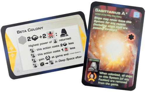 Beyond the Sun: Sagittarius A and Beta Colony Promo Cards