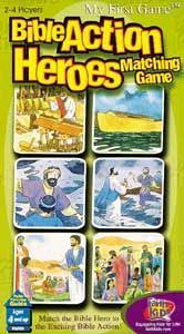 Bible Action Heroes Matching Game