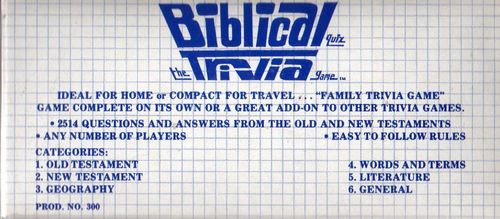 Biblical Quiz: The Trivia Game