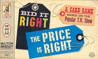 Bid It Right: The Price is Right Card Game