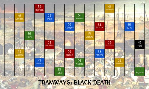 Black Death (fan expansion for Tramways)