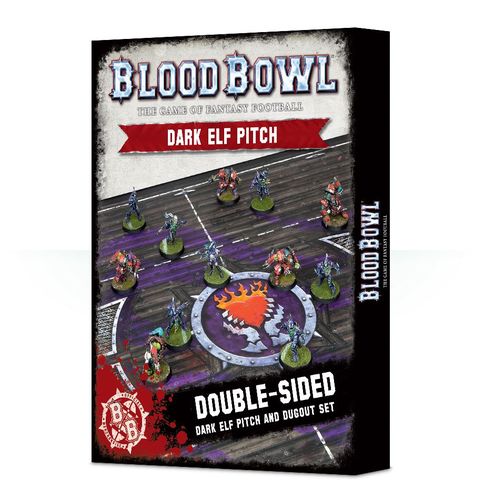 Blood Bowl (2016 edition): Dark Elf Pitch & Dugout Set