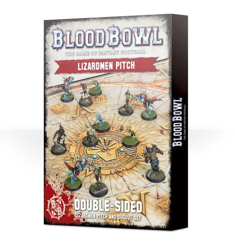 Blood Bowl (2016 edition): Lizardmen Pitch & Dugout Set