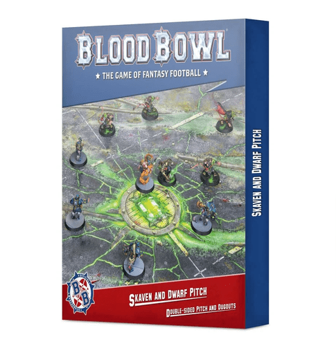Blood Bowl (2016 Edition): Skaven and Dwarf Pitch & Dugout Set